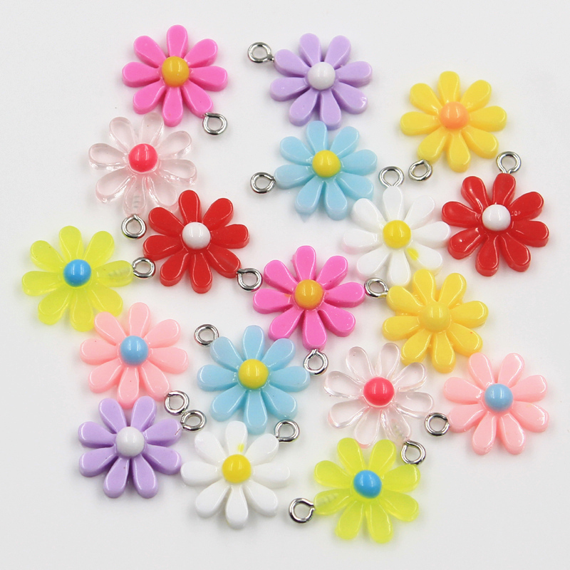 30pcs Charms flower sunflower  - Flower Preservation Resin review and price