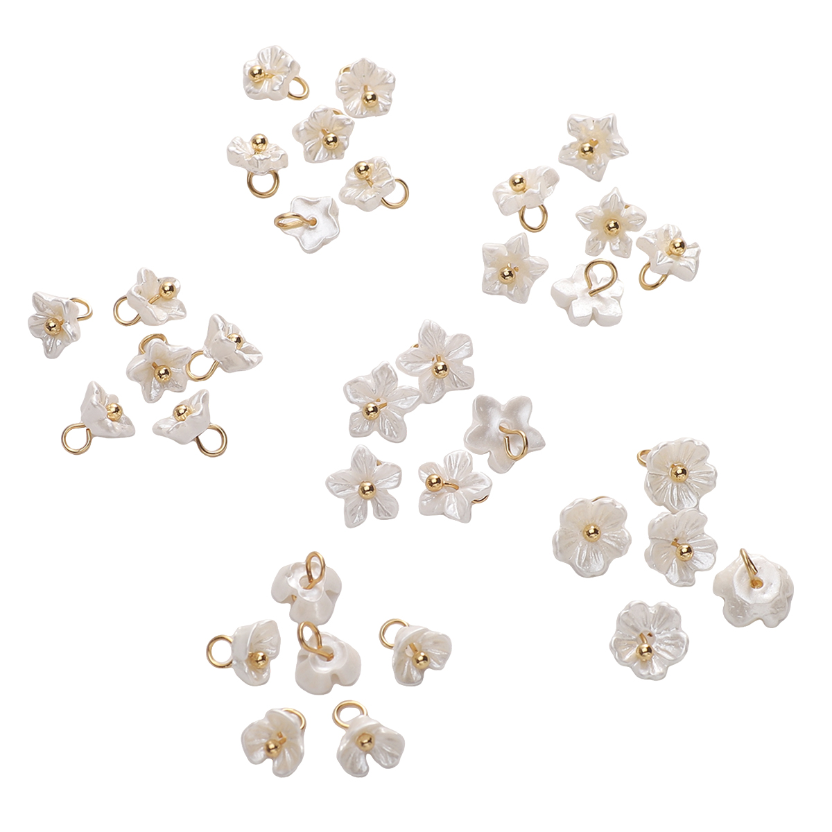5pcs White Mini Small Flowers  - Flower Preservation Resin review and price