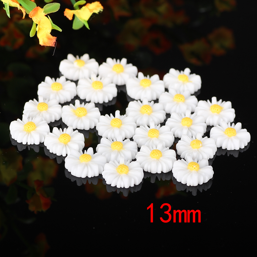 50pcs/lot 9mm-22mm White Flat  - Flower Preservation Resin review and price