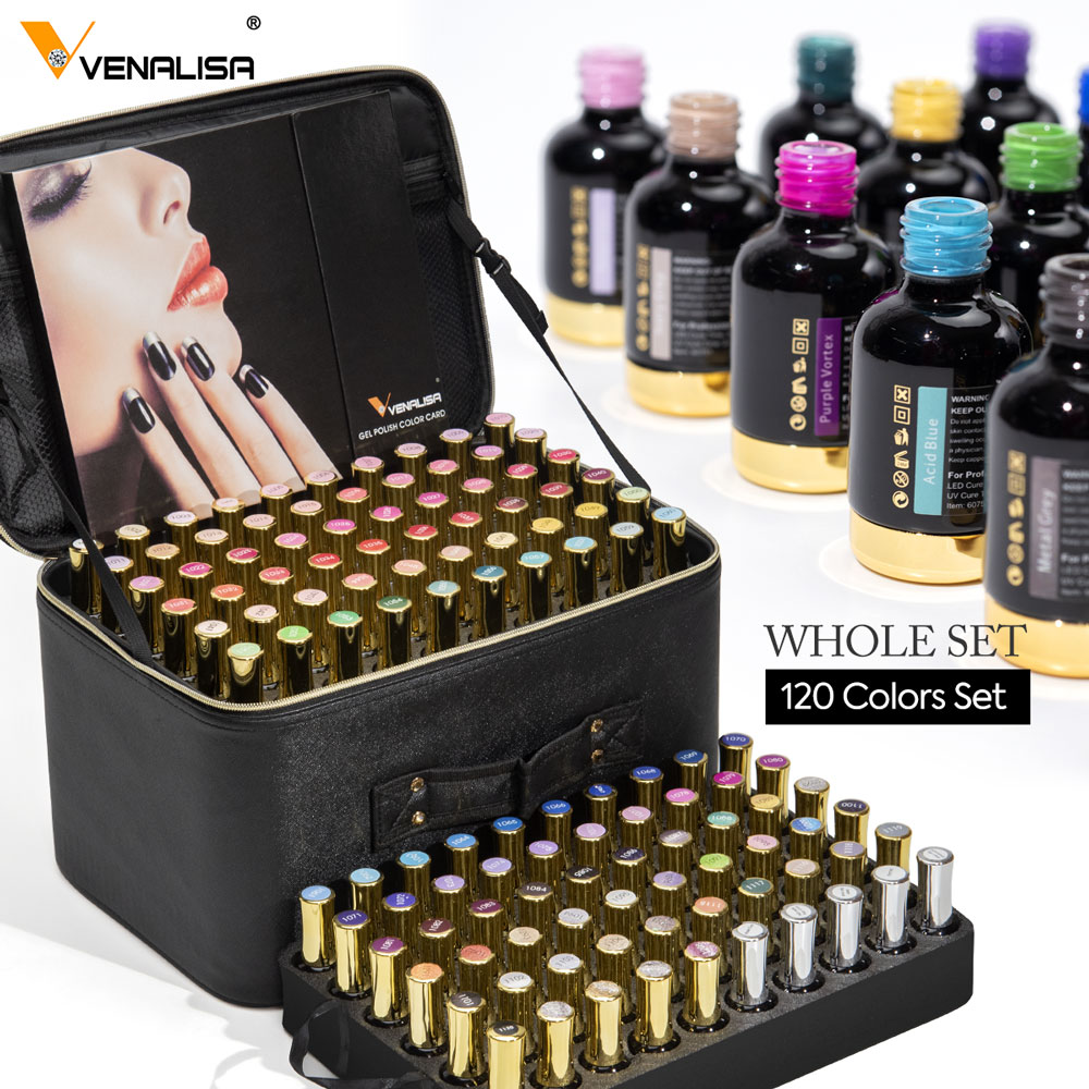 120pcs*12ml VENALISA Gel Varni - Resin Glitter Pack review and price